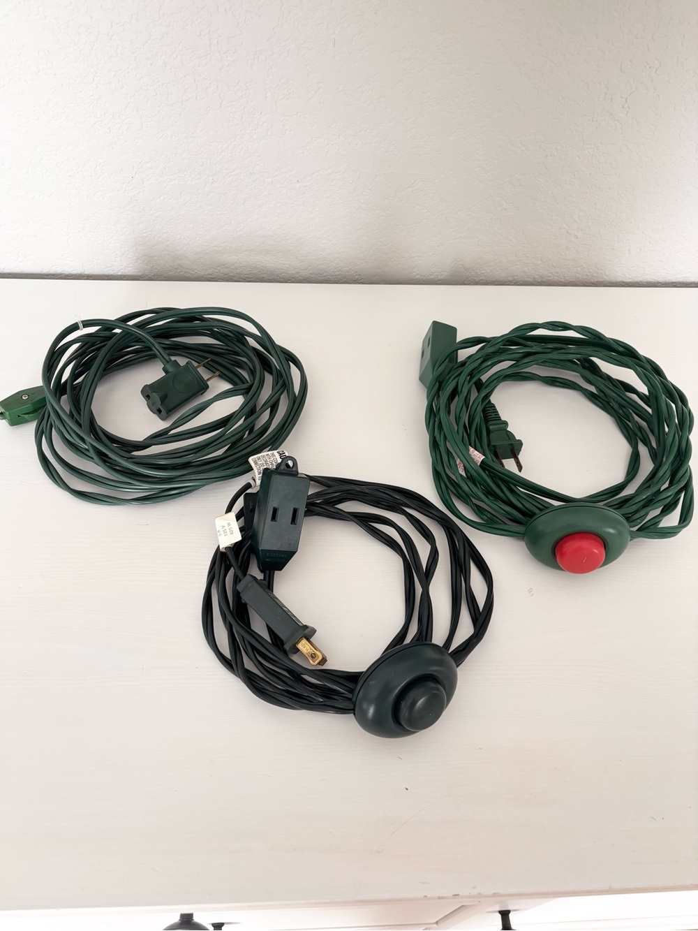 TARGET Christmas Extension Cords (3) On/ Off
